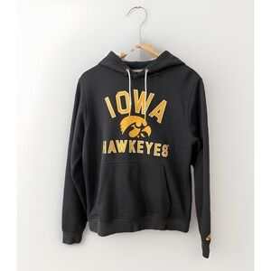 2010s Nike Iowa Hawkeyes Black Hoodie Pullover Jacket‎ - Unisex Medium